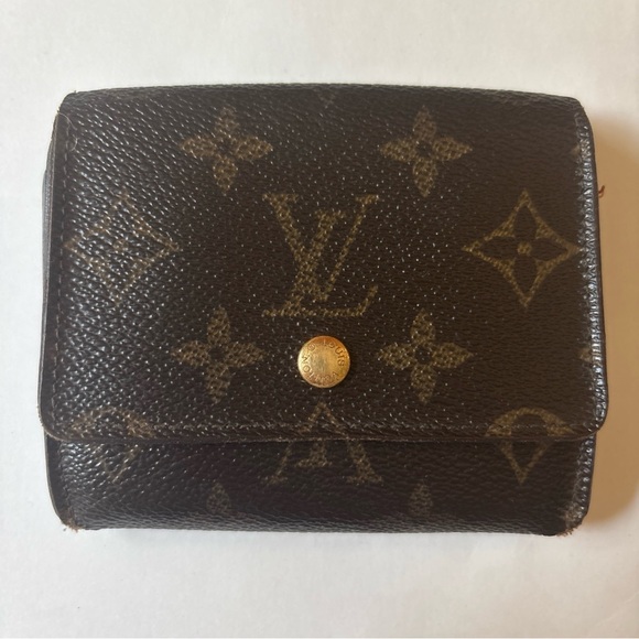 Louis Vuitton Trifold LV Monogram Wallet with Coin Pouch Unisex Authentic - Picture 1 of 8